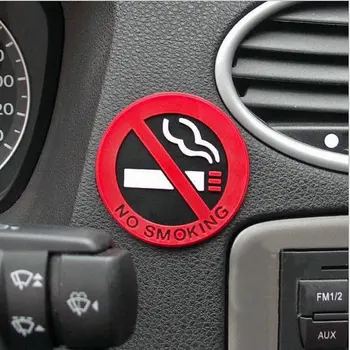 1gb Brīdinājuma nesmēķēt Auto Logo Uzlīmes suzuki swift ford kugas mazda 6 golf 6 volkswagen polo citroen c5 Attēls