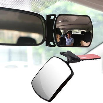 Regulējams Automašīnas Iekšpusē, Autonoma Atpakaļskata Spoguļi Izliekta Spoguļa Sēdekļa Atzveltnes Atpakaļskata Autonoma Auto Interjera Dekorēšana Aksesuāri Attēls