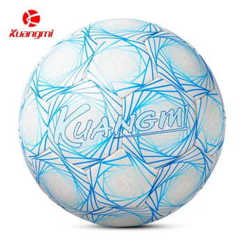 Kuangmi Izmērs 5# Profesionālā Futbola Mašīna Šūtas Anti-spiediens PU Futbola Bumbas Āra Pļavas, Izklaides Apmācības Attēls