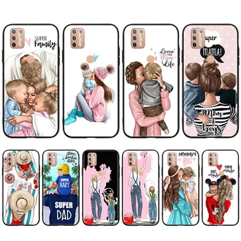 Super Mamma un Tētis Mazuļa Melns korpuss iPhone 14, Plus 13 Mini 12 11 Pro Max Attēls