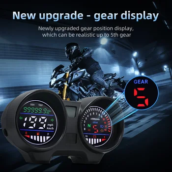 2023 Jaunākās LED Spidometrs Digitālo RMP Paneļa Elektroniku Motocikla Paneļa Brazīlijas TITAN 150 Honda CG150 Fan150 Attēls