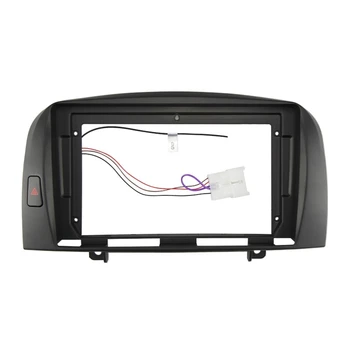 2Din Auto Radio Fascijas par Hyundai Sonata NF 2005. - 2010. GADAM DVD Stereo Kadru Plāksnes Adapteri Montāžas Dash Uzstādīšana Bezel Attēls