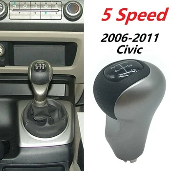Maiņu Vadītājs, 5 Ātrumu Pārnesumu Pārslēgšanas Slēdzis Rokasgrāmata Shift Bumbu Stick Honda Civic 2006-2011 54102-NKS-A02 Attēls