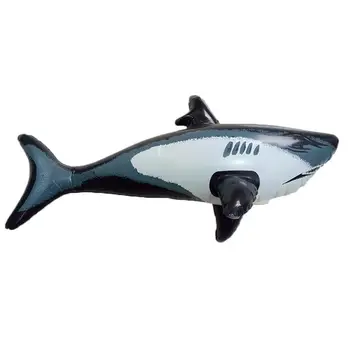 Vasaras Bērnu Ūdens Rotaļlietas PVC Piepūšamo Haizivi Rotaļlietas Simulācijas Piepūšamās Dzīvnieku Rotaļlietas, Ūdens Sporta Piederumi Attēls