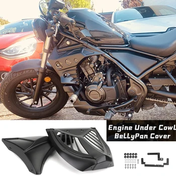 Motociklu Vēdera Pan Motora Aizsargs Aizsargs, Sānu Vāku Aptecētājs Honda Rebel CMX500 2017-2019 2020 2021 2022 2023 CMX 500 Daļu Attēls