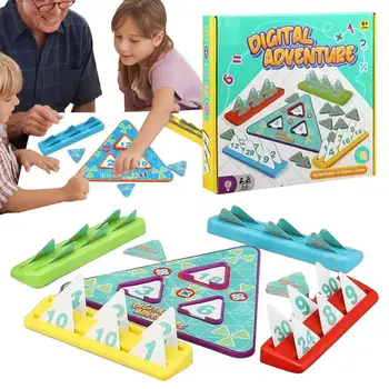 Montessori Reizinot Kuģa Rajons Izmantot Galda Spēle Pirmsskolas Vecuma Domāšanas Loģika Mācību Numuru Kāršu Spēle 