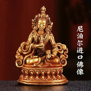 Ceļojumu Kabatas Mazu Budas Statuju Tibetā, Nepālā templis Vajrasattva Mandala amuletu aizsardzības talismans Svētī drošības labu veiksmi Attēls