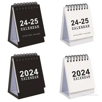 M17F 2024. gadam Mini Galda Kalendārs Mājas, Biroji, Apdares IKDIENAS kalendārs Plānotājs Attēls