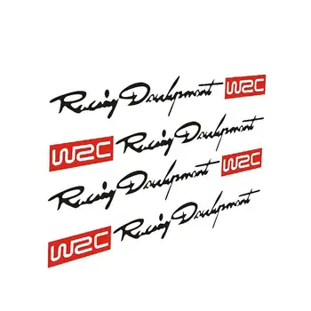 4gab Automašīnu Rokturi Uzlīmes WRC Rally Racing Stripe Auto Vinila Decals par Nissan Almera Renault Clio Dacia Logan Megane Espace Kango Attēls