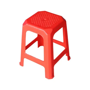 O283Thickened sadzīves pieaugušo augsta ķebļa krēslu pārtikas iekrišanas āra neslīdoša anti-fall augsta ķebļa kvadrātveida plastmasas izkārnījumos, vairumtirdzniecība Attēls