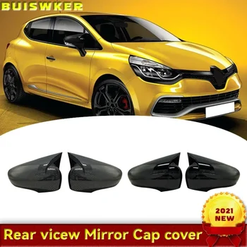 Par Renault Clio 4 MK4 Automašīnu Durvju Sānu Atpakaļskata Spogulis Vāka Sānu Spoguļi Klp Uzlīme Apdare Attēls