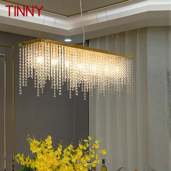 TINNY Mūsdienu Luksusa Kristāla Kulons Lampas LED Griestu Lustra Radošo Apgaismojums Dekori Mājas Ēdamistaba Guļamistaba Bārs Attēls