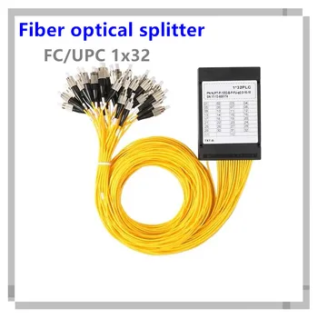 Optiskās šķiedras sadalītāja FC/UPC 1x32 1M 3,0 mm Fiber optica FTTH PLC sadalītāja ABS 1x32 PLC sadalītāja Bezmaksas Piegāde Attēls