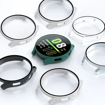 Gadījumā+Stikla Samsung Watch6 Classic 47mm 43mm Screen Protector& Grūti PC Pārsegs, Buferi Skatīties 6 40mm 44mm Smartwatch Piederumi Attēls